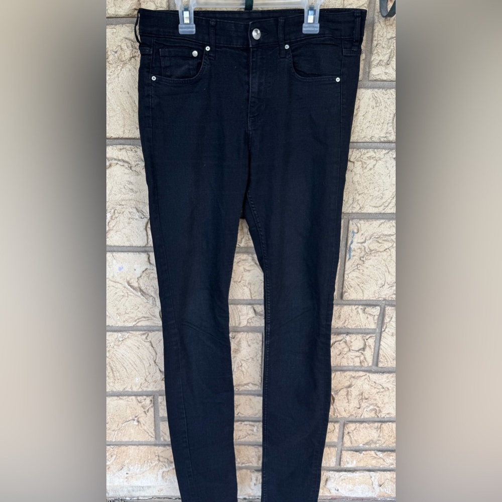 H&M Black Denim Pants SIZE 29 x 34 by Denim